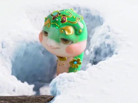 比起之前五颜六色的猴鸡狗,小马已经算很萌的了#马年春晚#吉祥物#春晚#巳升升