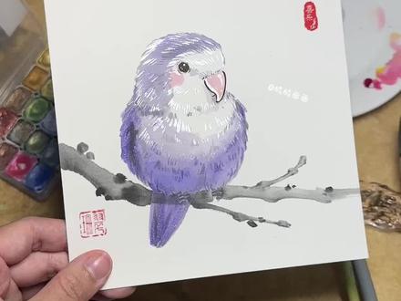 粉丝想要粉丝得到💜牡丹鹦鹉完成版跟练教程来啦! 久等了宝子们,这是一个5分钟的教学视频,拆分4个步骤教学,零基础友好!作画的细和要点都有讲到,手把手带着大家解锁牡丹鹦鹉画法,视频我有调倍速,跟练的时候也可以把速度放慢来学。
🎨绘画工具在视频的末尾有图片~纸是15*15的生宣卡纸,颜料美邦、吴竹、珠光颜料,笔玄鸟、小灰、绿腰、云彩。
以后我发布的视频也会适当穿插教程,希望能帮助到大家,看完记得作业哦嘻嘻😜
#国画教程 #国画也抖音 #跟着抖音学画画 #牡丹鹦鹉 #鹦鹉鹦鹉萌萌哒逗鹦鹉