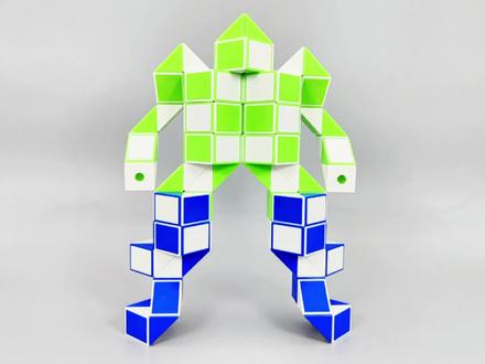 24段魔尺教程变变形金刚/钢铁勇士,6根魔尺组合机器人#24段魔尺教程 #24段魔尺教程机器人 #百变魔尺 #逻辑思维 #提升专注力