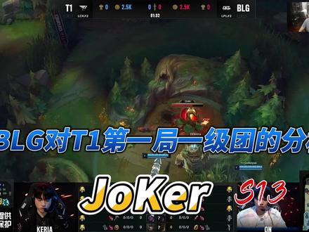 T1对BLG一级团的分析