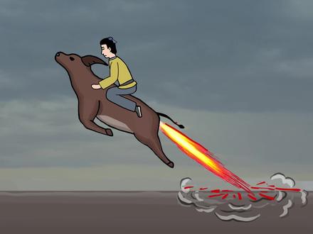 一头牛,如何通过自己的计谋逆袭成功… #原创动画#动画故事#二次元#搞笑