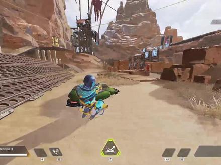 #apex #技巧教学 动力小子跳板的两种空中变向以及tapstrafe教学