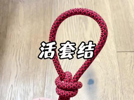 第54集|绳结教程 活套结#dou上热门 #绳子打结法 #绳子打结方法 #实用绳结 #实用小妙招