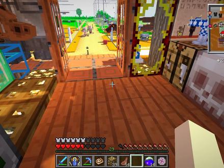 #我的世界 #游戏 一口气驯服2条巨齿鲨,君王之剑秒僵尸