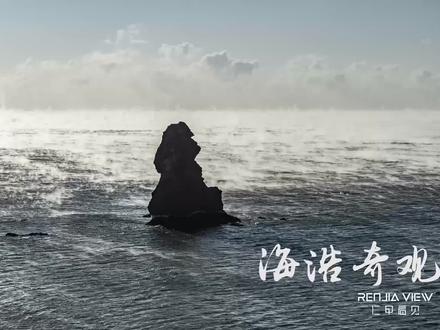 今天青岛零下16度,出现了百年不遇的“海浩奇观”!!!#寒潮 #青岛