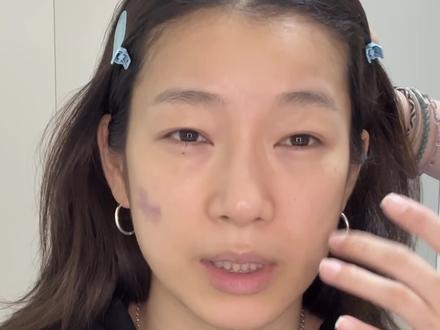 清冷新中式蓝色眼影妆容教程来啦#新中式妆容 #淡颜系妆容 #清冷妆 #春日妆容教程 #杭州化妆师