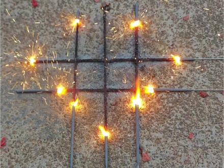 用5支烟花,换一场浪漫!解锁仙女棒新玩法!#烟花 #仙女棒 #新年烟花照该怎么拍 #请你看不一样的烟花