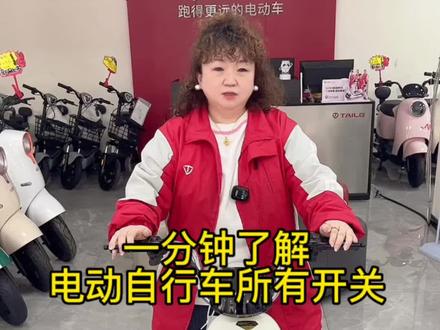 一分钟带你了解电动自行车所有开关#新国标电动车 #台铃电动车