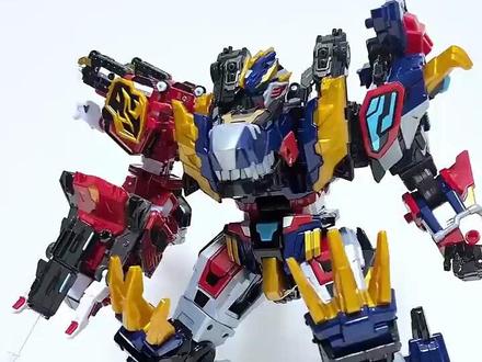 迷你特工队全新火焰战士变形合体!