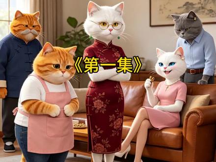 AI短剧:喵丽翻身记 第一集 #AI短剧#短剧#胖橘猫#治愈