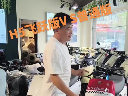 H飞跃版跟普通版哪个更好看,兄弟们#电动车以旧换新 #电动车