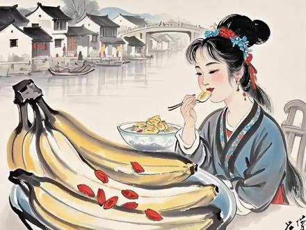 枸杞配香蕉的奇思妙想 #香蕉枸杞 #食疗养生 #养生健康 #古人的智慧