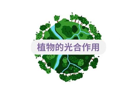 利用卡通形象讲解植物光合作用的原理、叶绿体的结构功能,呼吁大家热爱自然、保护环境