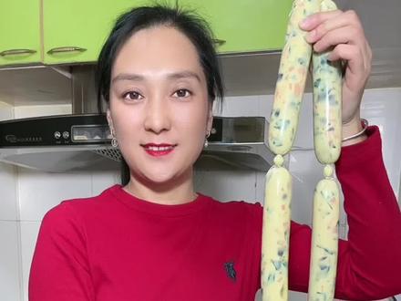 鸡蛋可以换一种吃法了 鸡蛋蔬菜肠 营养均衡 漂亮Q弹#鸡蛋蔬菜肠#在家做美食#记录生活@抖音@抖音小助手 @抖音创作者中心