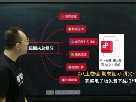 透镜成像+密度计算,八上物理这俩要吃透! #初中物理 #中考物理 #透镜 #密度 #初中物理知识点归纳大全