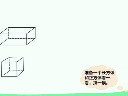 正方体和长方体的初步认识#五年级数学下册#立体几何? #大学是人生的暑假 #校园观察日记#抖音小助手
