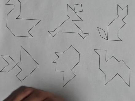 #数学思维 #一年级 #七巧板 #陪娃学习 #辅导作业被逼疯的家长 一年级必考题,找对方法、多加练习、熟能生巧、锻炼思维👍🏻👍🏻👍🏻