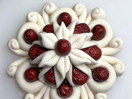 枣花馒头这样做太好看了 #花样面食制作 #面食分享 #枣花馍