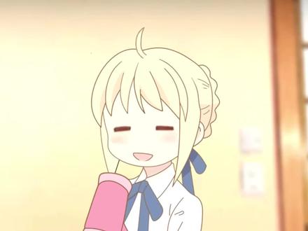 众所皆知呆毛是个开关 #fate #saber