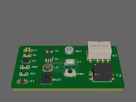 PCB上的元器件及丝印, C是电容器,R表示电阻,D代表二极管,FB字母开头的是磁珠,RT表示热敏电阻,F是保险丝,Q是三极管,U开头的是芯片,L是电感,B U Z表示蜂鸣器,MK的是麦克风,Y字母表示晶振;SW是按钮开关;K开头的是继电器;T开头的表示变压器。#电子爱好者 #电子电路 #电路原理 #电子元器件 #科普