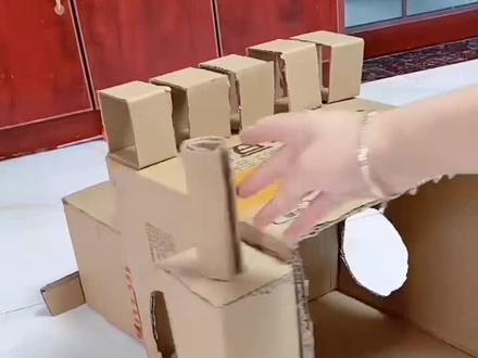 井美图创作者计划,纸箱攻造变形金刚,你们要的教程来喽,井音乐合拍视频井抖音助手@DOU+小助手