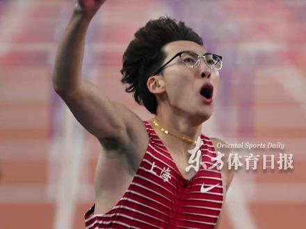 全运会男子110米栏决赛,上海队选手徐卓一跑出13秒12,创造个人PB夺冠!上海队实现该项目九连冠! #全运会 #田径 #徐卓一 #男子110米栏