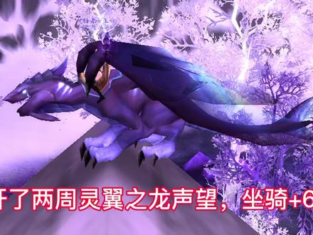 6条灵翼幼龙+唤醒幼龙的翡翠幼龙+200坐骑成就奖励,坐骑+8!#魔兽世界 #游戏日常 #网瘾少女 @DOU+小助手