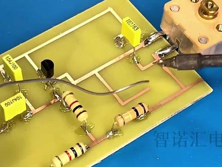 电子diy单管AM调幅无线电收音机#电子技术 #电子电路 #电子制作diy #AM收音机