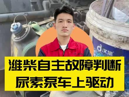 潍柴自主故障判断 尿素泵车上驱动#柴油电喷后处理维修 #卡车维修