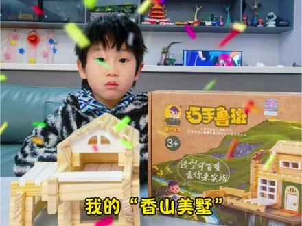 哎!这款巧手鲁班积木真的太神奇了!#积木 #积木拼搭 #智慧宝盒榫卯积木玩具 #开箱 #奇趣积木屋