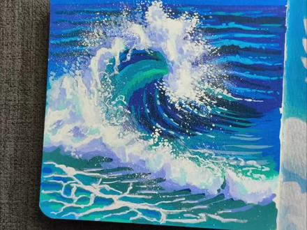 丙烯马克笔|画个海浪,画个波涛汹涌 丙烯马克笔|画个海浪,画个波涛汹涌
这款笔手感顺手,出水丝滑不卡顿,色彩饱满,叠色不晕染,还不透纸。软头好控制,不小心画手上也能擦掉,孩子画画、大人涂鸦都很实用。
笔:泰驰泰驰漫洛pro丙烯马克笔
本子:Cuncui纯粹12厘米中粗纹
#丙烯马克笔绘画#画画教程#零基础学画画 #一起学画画 #画画的日常