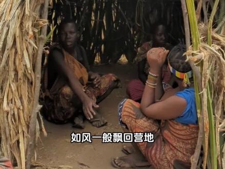 早餐烤鸡脚,晚餐百斤猪。这是他们最普通的一天。 #非洲纪录片 #哈扎比部落
