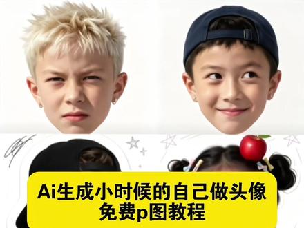 用ai给小时候的自己做头像p图教程来了~小时候美式头像制作教程~#头像 #小时候头像 #童年照片回忆 #豆包ai #豆包出大片有两把刷子 童年照片素材 小时候头像照片p图 美式头像 小时候头像指令 童年照头像制作素材 美式前刺 小时候头像教程 头像素材p图 ai小时候的自己 用AI给小时候的自己做头像教程 ai生成童年头像指令男生 ai合成童年头像指令壁纸男孩 ai合成童年头像