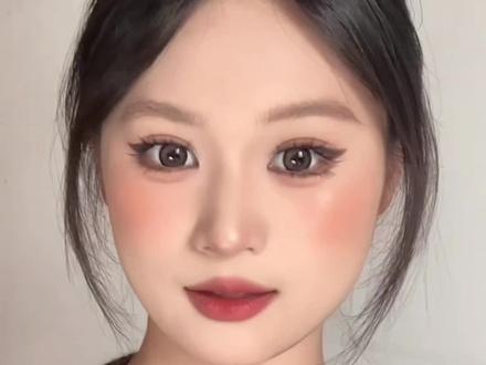 热乎的秋冬暖暖栗子妆妆教来啦~#妆教 #方圆脸 #美妆
