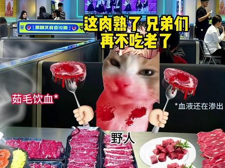 吃自助时的几种人2 #猫meme #自助餐 #内容过于真实 #dnf手游 #DNF手游二觉版本