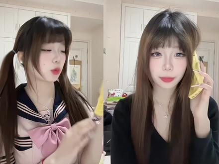 姐姐平时都化这么浓的妆吗@xiayu^ #对口型 #双胞胎