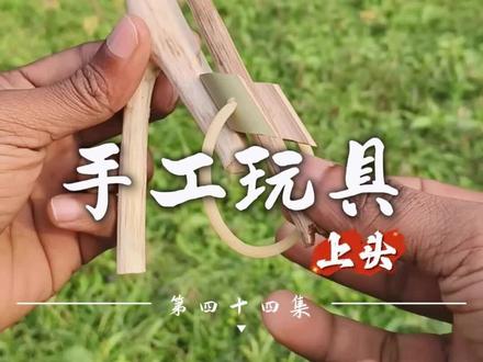 啪!全木神弓上线,球球已吓到集体起飞 #手工 #手工玩具 #农村生活 #村小白手工 #真实生活分享计划