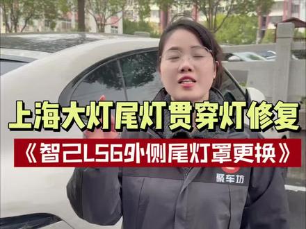 #智己LS6 #尾灯修复 #尾灯 #尾灯破洞修复 #上海车灯维修
