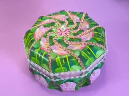 九角蒙古包制作教程#纸牌#收纳盒#蒙古包#九角