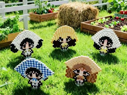 i-dle2026台历造型拼豆版 #拼豆 #idle #宋雨琦 #叶舒华 #idle回归