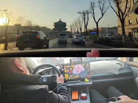 #真实生活分享计划 西安车流量最大环岛,怎么安全通过,经过永宁门,钟楼盘道,安全行驶。#陪练#新手上路#西安钟楼#永宁门