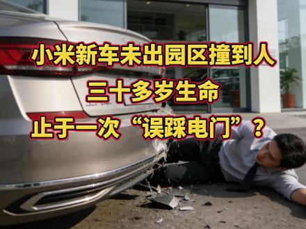 小米新车未出园区撞到人:三十多岁生命,止于一次“误踩电门”?#真实事件 #万万没想到 #小米SU7 #你怎么看 #汽车
