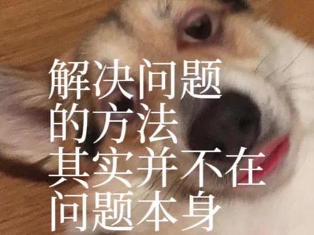 解决问题的方法并不在问题本身!#情感共鸣 #恋爱
