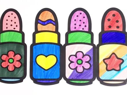 #儿童简笔画 #一起学画画 #简笔画 #简笔画教程 #育儿简笔画 儿童简笔画教程口红