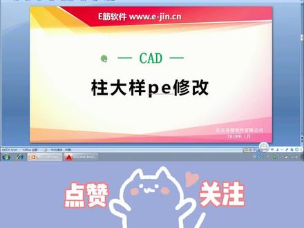 如何将柱大样用pe命令合并成多段线的操作方式,点赞收藏哦🤪#cad教程#粉丝过千直播#e筋销售姜小晗