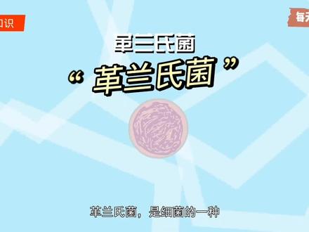 #科普#革兰氏菌 :细菌的一种