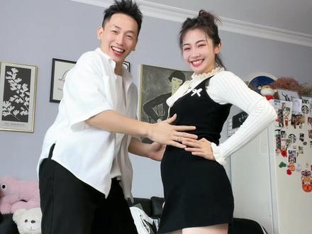 宝贝爸爸妈妈提前带你感受下广场舞的魅力 肚子都快装不下你啦#被迫营业的男人 #一学就会系列 #跳舞 #随性摇摆 #广场舞