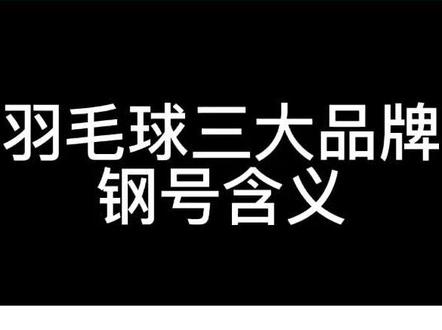 李宁,胜利,尤尼克斯的钢号解析#羽毛球 #运动 @抖音小助手