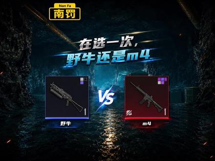 野牛还是M4#和平精英地铁逃生#游戏教学#南罚六套神