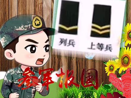 军衔等级,当兵前一定要知道!#参军知识#军衔等级